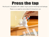 3.5 L Plastic Drink Dispenser Beverage Dispenser with Spigot Iced Juice Dispenser for Fridge Party V1294-YM0523-10342204