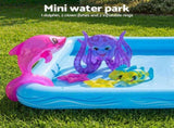 Bestway Kids Pool 239x206x86cm Inflatable Above Ground Play Pools 308L BW-POOL-PLAY-53052-BU