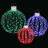 Jingle Jollys Christmas Lights 320 LED Fairy Light 3pcs Ball Decorations Set XMAS-MOT-BALL-RGB