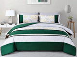 Emerald Verde Paisley Luxe Quilt / Doona / Duvet Cover set V745-AQ081933K3