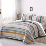 Graceful Quilted Coverlet and Pillowcases Set: Timeless Beauty and Comfort - Queen size V745-MAC080467Q13U