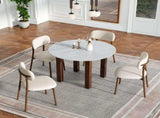 Willowmarble Round Dining Table V264-DNT-431S-WLA-11M