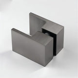 Brass Shower Door Square double pull Handle in Gunmetal V63-930421