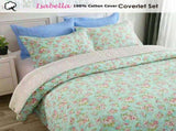 100% Cotton Cover Lightly Quilted Coverlet Set Isabella Multi Queen V442-STT-COVERLET-ISABELLA-MULTI-QS