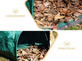 Reusable Leaf Bag Garbage Bags for Lawn Cleanup, Garden Bag for Leaf Collection and Lawn Sweeper Use V1366-AZ2-W-13258