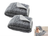 2pcs Pet Blanket for Couch Protection Water Resistance Cats Dogs Blanket for Furniture V1263-JX-7507-3