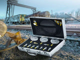 Hydraulic Pressure Test Kit, 250/400/600bar, 3 Gauges 9 Test Couplings 3 Test Hoses, Excavator V952-JXYBZ3T9G000XHZ9IV0