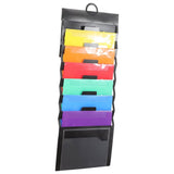 1-Pack Expandable Hanging Wall File Folder Organizer for Office Supplies, Simple and Storage V1192-AZ-W-27702