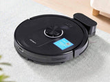 DEVANTI Robot Vacuum and Mop, APP Control 6000Pa LDS Laser 3-in-1 Cleaning RVAC-Q10-6K-BK
