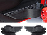 DP3 Front Door Storage Pockets, Door Side Insert Organizer Box for 2011-2018 Jeep Wrangler JK JKU V1258-DP02-WO-250