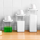 Washing Powder Storage Box with Lid and Measuring Cup, 2300 ml V1237-ZY-818-250