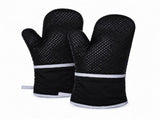 Oven Mitts, Heat Resistant Kitchen Oven Gloves 572&degF, Non-Slip Silicone Surface, Extra Long V1370-AZ4-17519