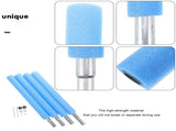 SWETRACE 4 Trampoline Poles Steel Foam Replacement Parts 1Set 19.06X1.57X1.57in V1189-LWWAL-20260327-03714