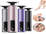 Black Rechargeable Electric Foot File with 9 Speed Settings - Callus Remover for Smooth Feet V888-ELOSUNG23515