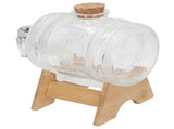 Beverage Barrel Thickened Glass Sealed Medlar Ginseng Wine Brewing Jar Dispenser with Faucet for V1294-YM0716-3118220128511