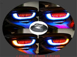 Motorcycle Brake Tail Light Integrated Turn Signals Compatible Cruiser Sportbikes Touring Dirt Bike V1192-AZ-W-4756