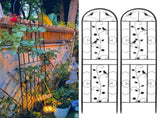Garden Trellis Climbing Plant Support Patio Wire Lattice Grid Panel Stake Fence V767-HW-ZZ121-G2
