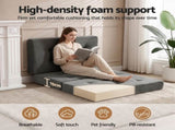 Giselle Single Folding Mattress 15cm Foldable Foam Portable Guest Sofa Bed Camping Mat FOAM-MFM-CDF-15-S