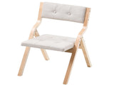 Wooden Folding Chairs with Cushion, Set of 2, Portable Foldable Cushion Chair with Wooden Frame, V952-MZHZZZDYXDFBPPPME001V0