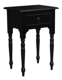 Milly Turn Leg 1 Drawer Side Table V199-T83B