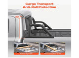 Truck Bed Roll Bar Universal Chase Rack for Full-Size Pickup Carbon Steel V952-TYKKCCFGGBDXY2J8RV0