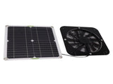 13.5 Inch Solar Powered Fan 100W Round Effective Cooling Solar Panel Fan Kit For Greenhouse Chicken V1294-YM0706-3113230242011