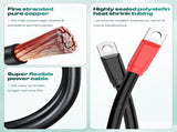 Golf Cart Battery Cables Set, 4 Guage for EZGO TXT/Medalist 1994-Up 36V 48V Models, Pure Copper Wire V1259-DP01-A-5417