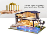 Wooden Miniature Assembling Decorative Ornament House for Kid Child V1294-YM0901-JY14539-01