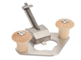 Router Plane with Depth Stop Base Hole Ergonomic Stainless Steel Router Plane Handheld Woodworking V1294-YM0901-3111240278511