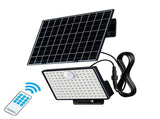 Split-Type Solar Powered Motion Sensor Floodlight with Detachable Panel, Dual Mounting Brackets, V1341-ZY-3FGND6D4-2PCS-6500KCOOLWHITE