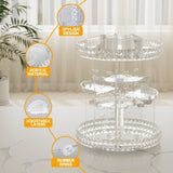 Embellir Makeup Case Acrylic Rotating Cosmetic Organizer Storage Display Holder CASE-STAND-PP-6LAYER-TP