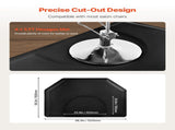 Salon Mat for Hair Stylist, 1225 x 1505 mm Hexagon Salon Chair Mat Anti Fatigue, 13mm Thickened V952-SLDLJD12INCHQYV9OV0