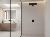 Single Square Shower Bath Mixer Tap Bathroom WATERMARK Approved in Black V63-847961