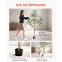 150 cm Artificial Olive Tree with Black Pot, Faux Tree with Natural Wood Trunk & Lifelike Leaves, V767-VVR-RZS5FTGLSSLX6A0M6001V0