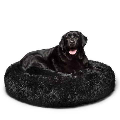 Fur King "Aussie" Calming Dog Bed - XL -Black - 115 cm V364-DCA1BDP0302S