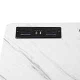 Levede Standing Desk Height Adjustable White DT2003-WH