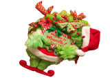 Xmas Plush Wreath Front Door Hanging Decoration Supplies Holiday Pendant Decor Accessories V1294-YM0901-3115240100711