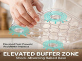 Deviled Egg Containers with Lid, 2 Pcs Portable Storage Carrier Egg Holder Deviled Egg Tray for V1369-AZ3-W-16418
