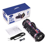 Portable Wireless Speaker - FM Radio, USB/TF Playback, AUX Input, Microphone Support & 2000mAh V888-ELOSUNG35728