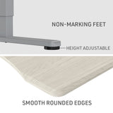 FORTIA Sit To Stand Up Standing Desk, 160x75cm, 72-118cm Electric Height Adjustable, Ergonomically V219-ADKASTFO6WOSA