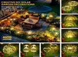 Garden Decor Outdoor Lights 120LED 4Pack, Solar Garden Lights Outside Fairy Firework V1079-SOLARLIGHT02