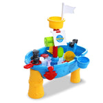 Keezi Kids Sandpit Pretend Play Set Outdoor Toys Water Table Activity Play Set PLAY-MARINE-BU