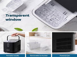 Devanti Ice Maker Portable Ice Machine Countertop Bullet Cube 12KG Black IM-ZB-E-12WL01-BK