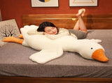 Giant White Goose Plush Pillow Soft Fabric Pillow Sleeping Companion Hugging - White - Size 75in V1107-115-XXX-NNN-WHT-75IN