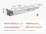 Truck Bed Tool Box, Heavy Duty Aluminum Tool Box with Tread Patterns, Storage Toolbox Chest V952-CZGJX48INCHYG7NXK001V0