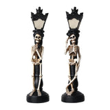 Halloween Lamp Resin Decorative Glowing Halloween Ornaments Lamp for Festival Party 1 Pair V1294-YM3115220102011-0421