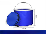 Blue Microfiber Car Cleaning Towel and 20L Foldable Self Standing Water Bucket V888-ELOSUNG52053