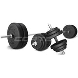 CORTEX 85kg EnduraShell Barbell & Dumbbell Weight Set V572-CSST-WPSECSET-O