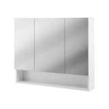 Cefito Bathroom Mirror Cabinet Medicine Adjustable Shelves Wall Hung 900x750mm White BV-MC-9075-WH