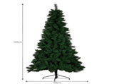 Christabelle 1.8m 6ft Pre-Lit Green Artificial Christmas Tree Dorset Pine 160 Multi-Function LE 112_WFLD6